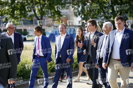 Besuch von Kanlzerkandidat Armin Laschet in Frankfurt (Oder)