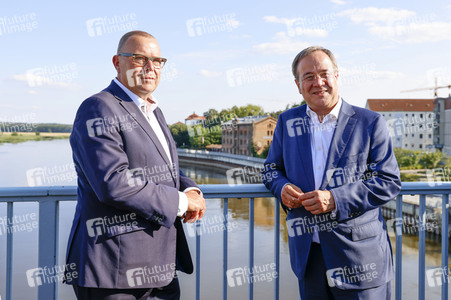 Besuch von Kanlzerkandidat Armin Laschet in Frankfurt (Oder)