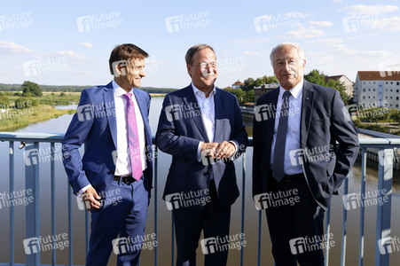 Besuch von Kanlzerkandidat Armin Laschet in Frankfurt (Oder)