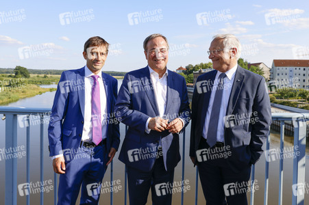 Besuch von Kanlzerkandidat Armin Laschet in Frankfurt (Oder)