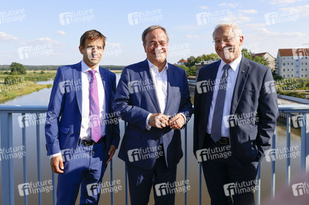 Besuch von Kanlzerkandidat Armin Laschet in Frankfurt (Oder)