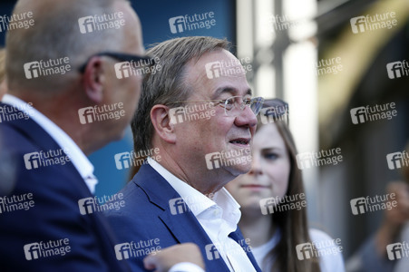 Besuch von Kanlzerkandidat Armin Laschet in Frankfurt (Oder)