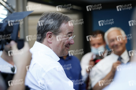 Besuch von Kanlzerkandidat Armin Laschet in Frankfurt (Oder)