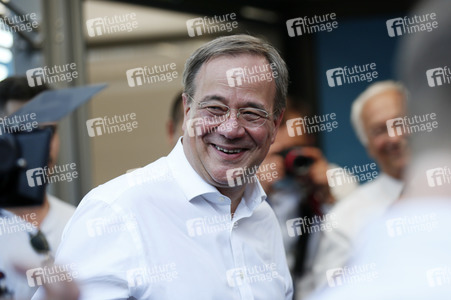 Besuch von Kanlzerkandidat Armin Laschet in Frankfurt (Oder)