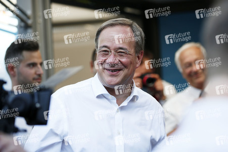 Besuch von Kanlzerkandidat Armin Laschet in Frankfurt (Oder)