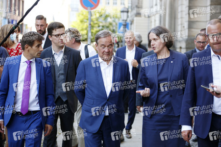 Besuch von Kanlzerkandidat Armin Laschet in Frankfurt (Oder)