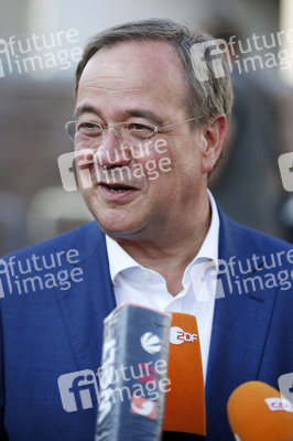 Besuch von Kanlzerkandidat Armin Laschet in Frankfurt (Oder)