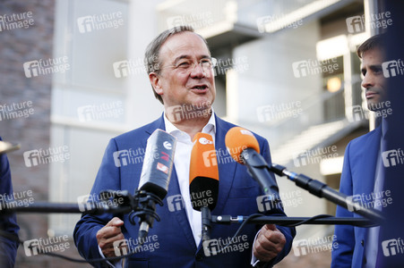 Besuch von Kanlzerkandidat Armin Laschet in Frankfurt (Oder)