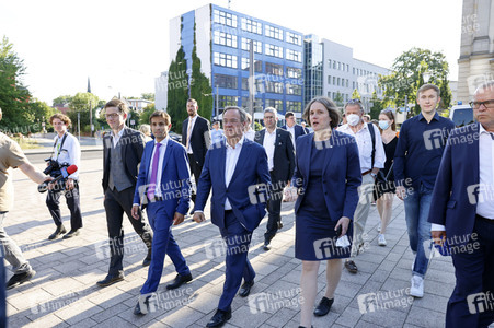 Besuch von Kanlzerkandidat Armin Laschet in Frankfurt (Oder)
