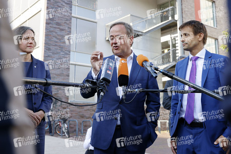 Besuch von Kanlzerkandidat Armin Laschet in Frankfurt (Oder)