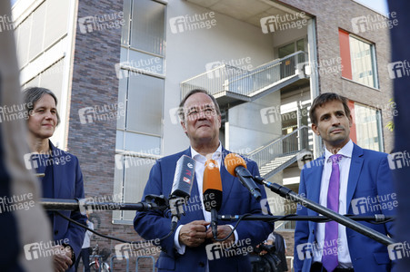 Besuch von Kanlzerkandidat Armin Laschet in Frankfurt (Oder)