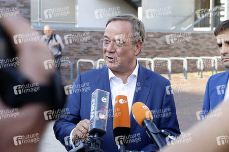Besuch von Kanlzerkandidat Armin Laschet in Frankfurt (Oder)