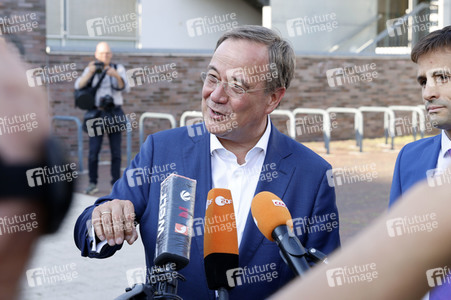 Besuch von Kanlzerkandidat Armin Laschet in Frankfurt (Oder)
