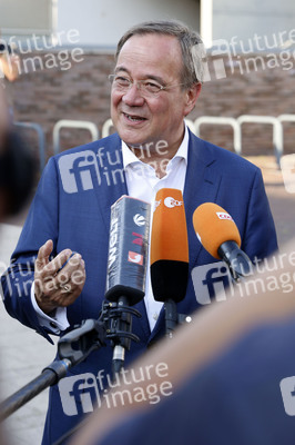 Besuch von Kanlzerkandidat Armin Laschet in Frankfurt (Oder)