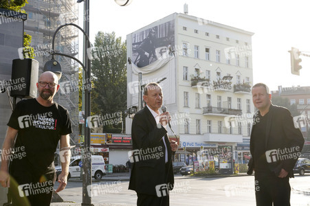 Presse-Aktion anlässlich '60 Jahre Mauerbau' in Berlin