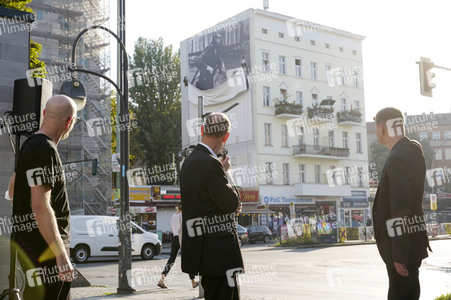 Presse-Aktion anlässlich '60 Jahre Mauerbau' in Berlin