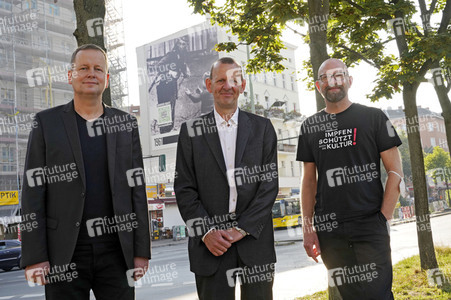 Presse-Aktion anlässlich '60 Jahre Mauerbau' in Berlin