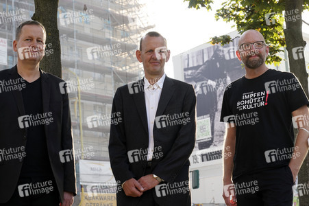 Presse-Aktion anlässlich '60 Jahre Mauerbau' in Berlin