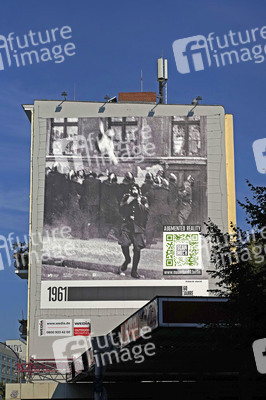 Presse-Aktion anlässlich '60 Jahre Mauerbau' in Berlin
