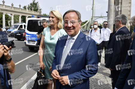 Armin Laschet bei einer Gedenkveranstaltung zum 60. Jahrestag des Baus der Berliner Mauer in Potsdam
