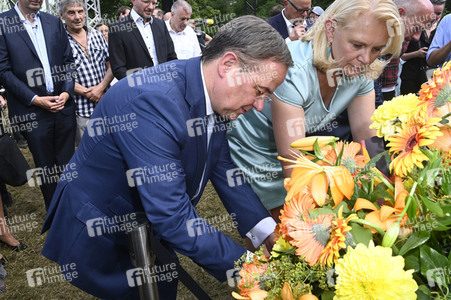 Armin Laschet bei einer Gedenkveranstaltung zum 60. Jahrestag des Baus der Berliner Mauer in Potsdam