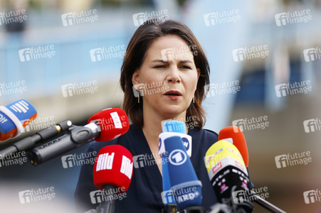 Besuch von Annalena Baerbock und Joschka Fischer in Frankfurt (Oder)