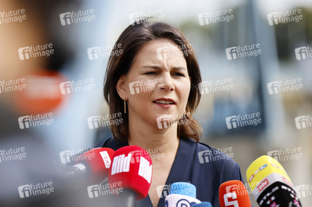 Besuch von Annalena Baerbock und Joschka Fischer in Frankfurt (Oder)