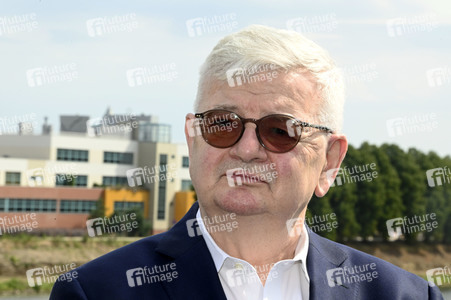 Besuch von Kanlzerkandidatin Annalena Baerbock und Joschka Fischer in Frankfurt (Oder)