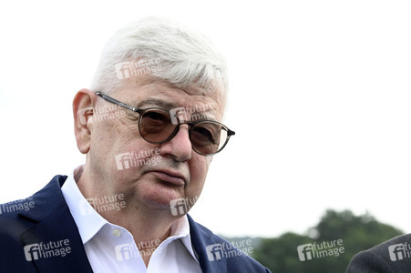 Besuch von Kanlzerkandidatin Annalena Baerbock und Joschka Fischer in Frankfurt (Oder)