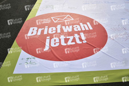 Start der Briefwahlkampagne von Bündnis 90/Die Grünen in Berlin
