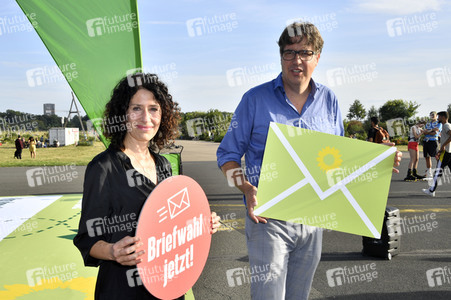 Start der Briefwahlkampagne von Bündnis 90/Die Grünen in Berlin