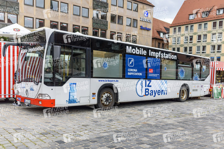 Impfbus in Nürnberg