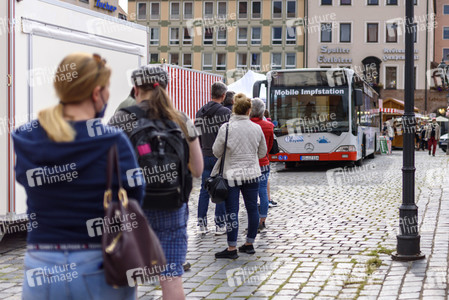 Impfbus in Nürnberg