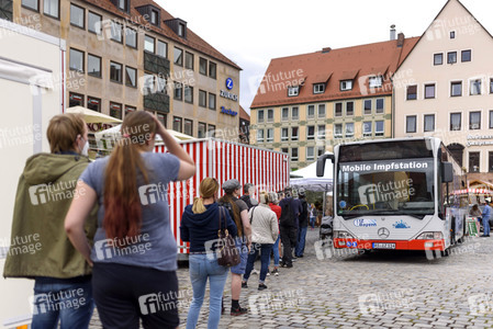 Impfbus in Nürnberg