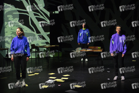 Theaterprobe 'Streulicht' in Berlin