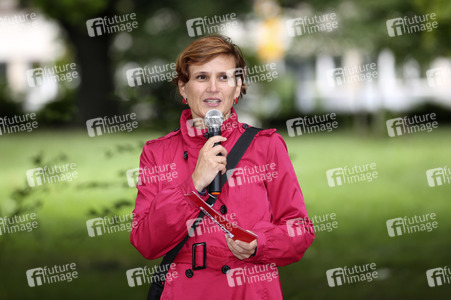 Wahlkampfauftakt der Dresdner Bundestagsabgeordneten Katja Kipping in Dresden