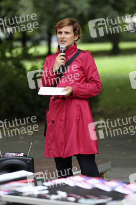 Wahlkampfauftakt der Dresdner Bundestagsabgeordneten Katja Kipping in Dresden