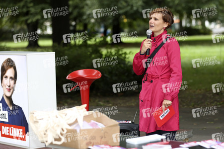 Wahlkampfauftakt der Dresdner Bundestagsabgeordneten Katja Kipping in Dresden