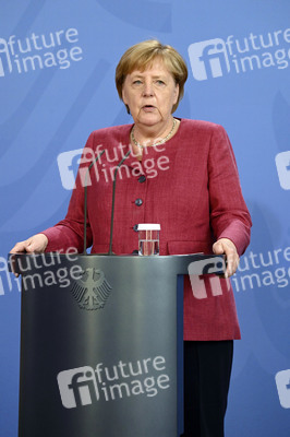 Pressekonferenz mit Angela Merkel zur Lage in Afghanistan in Berlin