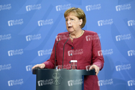 Pressekonferenz mit Angela Merkel zur Lage in Afghanistan in Berlin