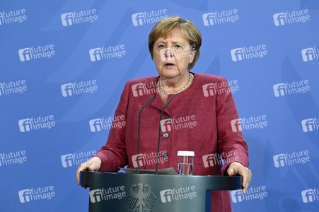 Pressekonferenz mit Angela Merkel zur Lage in Afghanistan in Berlin