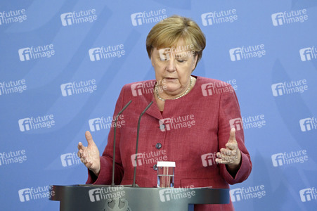 Pressekonferenz mit Angela Merkel zur Lage in Afghanistan in Berlin