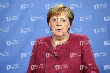 Pressekonferenz mit Angela Merkel zur Lage in Afghanistan in Berlin