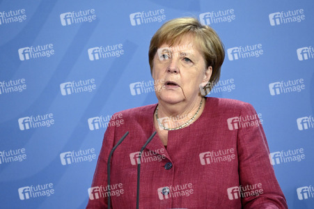 Pressekonferenz mit Angela Merkel zur Lage in Afghanistan in Berlin