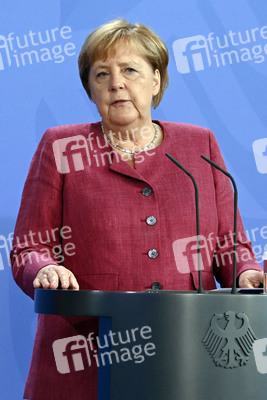 Pressekonferenz mit Angela Merkel zur Lage in Afghanistan in Berlin