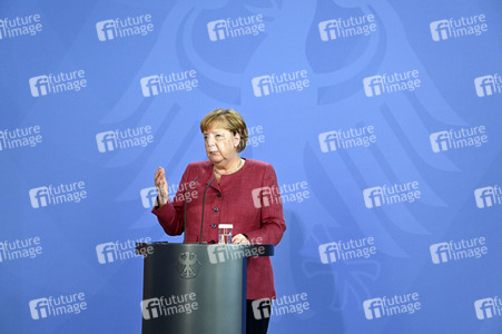 Pressekonferenz mit Angela Merkel zur Lage in Afghanistan in Berlin