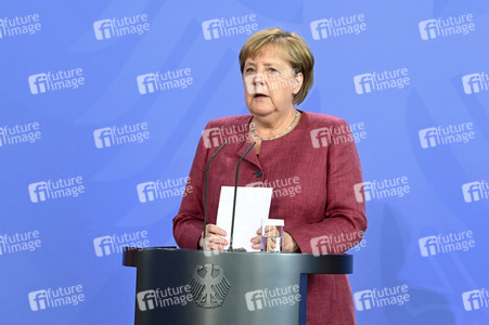 Pressekonferenz mit Angela Merkel zur Lage in Afghanistan in Berlin