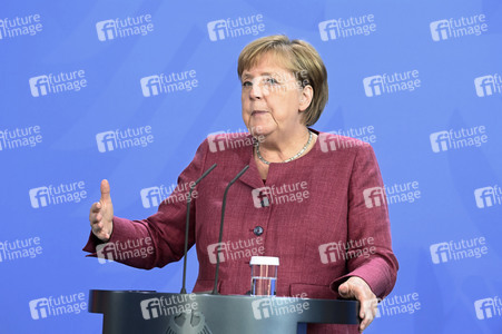 Pressekonferenz mit Angela Merkel zur Lage in Afghanistan in Berlin