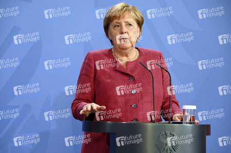Pressekonferenz mit Angela Merkel zur Lage in Afghanistan in Berlin