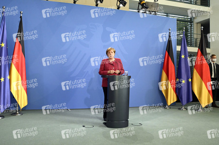 Pressekonferenz mit Angela Merkel zur Lage in Afghanistan in Berlin